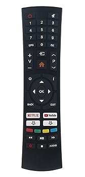 【中古】【未使用】AULCMEET リモコン 交換用 SANSUI スマートテレビ ES32S1N S32P28N S40P28FN S43P28F S43P28F S43P28FN S55A6U用