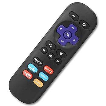 【中古】Roku用オリジナルUXリモコン:Roku Ultra、Player(1/2/3/4、HD/LT/XS/XD)、Express、Premiere対応、TVやスティックには対応していません、TV電源/