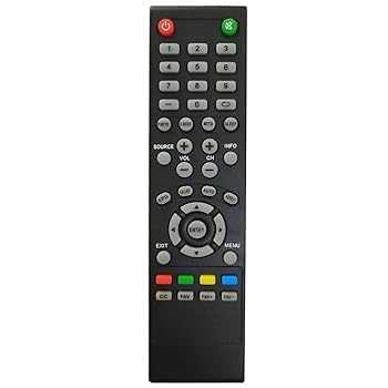 【中古】【未使用】PERFASCIN 交換用リモコン ほとんどのシルバニアLEDテレビに対応