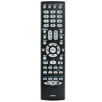 【中古】【未当て嵌める】CT-90275 取り替えっこ用遠隔操作 コマンダー 東芝テレビ受像機32AV50U 26AV500 19AV501U 32LV37 19AV51U 42HL67US 57HM167 26AV500U 32LV67 26AV50U 26AV52U 3