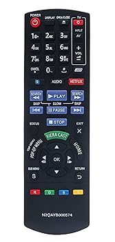【中古】N2QAYB000574 遠隔操作 パナソニック ブルーレイディスクプレーヤー DMP-BDT110 DMP-BDT215 DMP-BDT310 DMP-BDT210 DMPBDT210 DMPBDT110 DMPBDT2