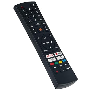【中古】【未当て嵌める】取り替えっこ用遠隔操作は、SANSUI CAIXUN Smart TV EC32S2N ES32S1N S32P28N S40P28FN S43P28F S43P28FN S55A6U Netflix YouTube アプリキーボタン付き添い人