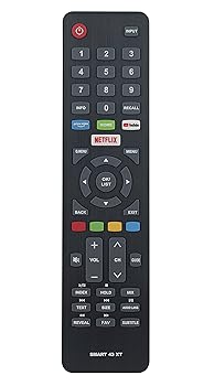 【中古】【未使用】交換用リモコン Dyon Movie Smart TV 43 XT D800173に対応｜AJIMURA-SHOP