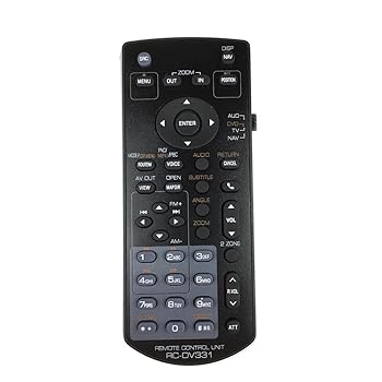 【中古】DDX516 DDX616 DNX640EX DNX6160 DNX6160 DDX6960DDX6046BT KVT-516のためのKenwoodレシーバーリモコンのためのRC-DV331