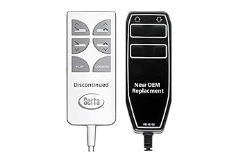 【中古】交換用リモコン Serta Motion Essentials(ブラックバリューモデル)対応調節可能ベッド