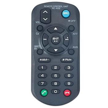 【中古】RC-406 取り替えっこ用遠隔操作 Kenwood CD受信システム KMM-BT328 KMM-BT228U DPX794BH用