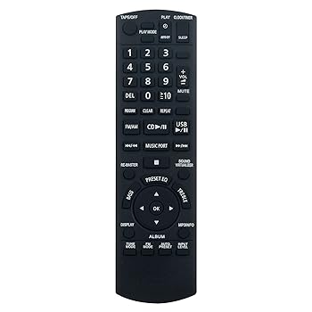【中古】【未使用】N2QAYA000008 交換用リモコン パナソニックポータブルステレオCDシステム RX-D55 RX-D55AEG-K RX-D55AEGK RX-D55EGK RX-D55EGG｜AJIMURA-SHOP