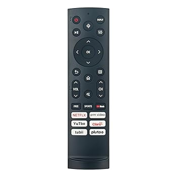 【中古】【未当て嵌める】ERF3D90H 取り替えっこ用音吐遠隔操作 Netflix Prime-Video YouTube CLARO TUBI Pluto-TV名取り草 Hisense 4K Smart LED TV 55U7H 85A7H 43A65H 50A65H 55A