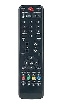 【中古】【未使用】HTR-D06A 交換用リモコン ハイアールLEDバックライト付きフラットテレビ LE22G610CF LE24G610CF LE29C810CF LET32C800HF LET39C800 LET50C800HF