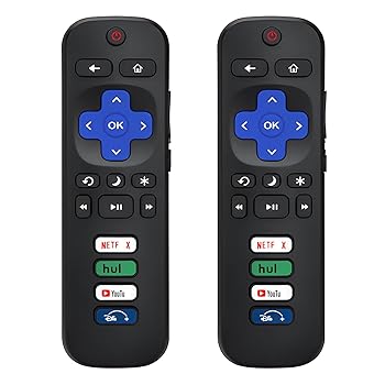 【中古】【未使用】ユニバーサルテレビリモコン R-KU TVリモコンのみ対応 TCL R-KU/Hisense R-KU/Onn R-KUテレビに対応(R-KUスティックとボックスには非対応) (2個|AJIMURA-SHOP