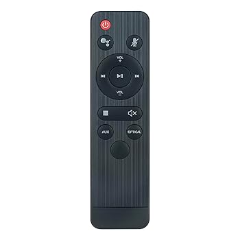 【中古】【未使用】ROLLGAN 交換用リモコン 音声ボタン付き Onn Soundbar System対応