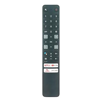 【中古】【未使用】AULCMEET RC901V FMRG 交換用音声リモコン TCL Voice LCD Smart TV Netflix Prime Video YouTube TCL-CHANNEL ボタン 50P615 43P615 55P615 65P6｜AJIMURA-SHOP