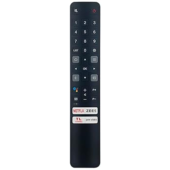【中古】【未使用】RC901V 交換用音声リモコン TCL TV 43P615 50P615 55P615 65P615 55C825 65C825 50C725 55C725 65C725 65P725 55H71 65H71 。