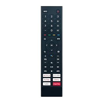 【中古】【未当て嵌める】ERF3AA80 物音取り替えっこ用遠隔操作 Hisense Android Smart TV A45H 43A4H 40A4H 32A45HF 32A4H 32A45FH マイクロホン付き添い人