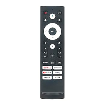 【中古】【未使用】AULCMEET ERF3AF90H 交換用音声リモコン Hisense LCD LED 4K UHD TV 50A6KV 55A6HX 55A6KV 55A76K 55U6K 55U8K 65A6HX 65A6KV 75A76K 75U6K 75U8