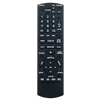 【中古】【未使用】N2QAYA000008 交換用リモコン パナソニック CD System RXD50 RXD55 RXD55EG RXD55EGK RXD55AEGK RX-D55EG RX-D55 RX-D50 RX-D55EGK RX-D55AEG-K
