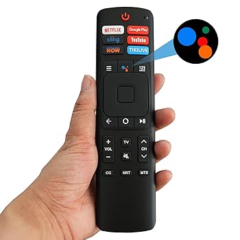 【中古】【未使用】音声交換コマンドリモコン Sharp/Hisense Android Smart TV with Voice Assistance sub ERF3A69S ERF3A69 ERF3B69S ERF3B69 ERF3R69H ERF3I69H E