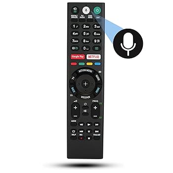 【中古】【未当て嵌める】Voice RMF-TX300E RMF-TX200E RMF-TX201E RMF-TX200A 取り替えっこ用遠隔操作 Sony Smart TV KD-49XE8096 KD-49XE8396 KD-55XE8096 KD-55XE8396 KD-43XE8