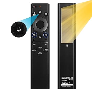 【中古】【未使用】BN59-01385A ソーラー音声テレビリモコン 交換用 2018-2024 Samsung Smart TV用 太陽電池と音声検索付き Samsung Neo QLED The Frame TV Crystal