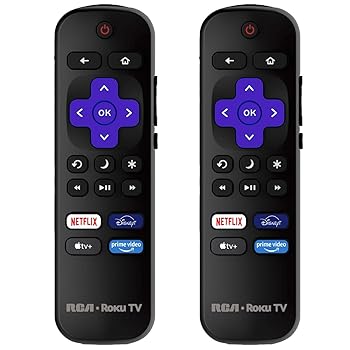 【中古】【未使用】2個パック - OEM交換用リモコン。すべてのRCA Roku TVスマートテレビに対応。【Roku StickとRokuボックスには対応していません】(Netflix/Disney|AJIMURA-SHOP