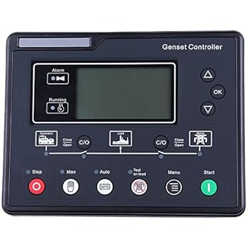 【中古】Vaorwne SL6120U ジェネレーターセットコントローラー、LCD自動起動Gent コントロールボックス、ターミナル充電パネルオルタネーターパート6120