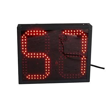 【中古】スポーツタイマー デ カウントダウンクロック 8" 2桁ツェッペリン日カウントダウンタイマーのサポート、最大99日間のカウントダウンIRリモートコ｜AJIMURA-SHOP