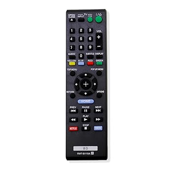 【中古】RMT-B119A 取り替えっこ用遠隔操作 ソニー Blu-ray BD楽器演奏者 BDP-BX110 BDP-BX310 BDP-BX510 BDP-S390 BDP-S5100 BDP-BX59 BDP-S1100 BDP-S3100 と互