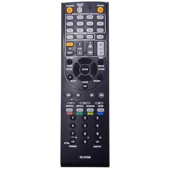 【中古】INTECHING RC-879M AVレシーバー リモコン オンキョー HT-R393 HT-R593 HT-S3700 HT-S5700 TX-NR333 TX-NR535 TX-SR333 TX-SR343用｜AJIMURA-SHOP