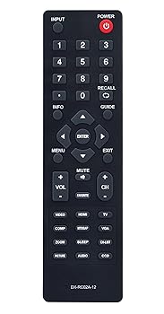 【中古】【未当てはめる】VINABTY DX-RC02A-12 DX-RC01A-12 取り替えっこ用遠隔操作 Dynex LCD LED TV DX-15E220A12 DX-55L150A11 DX-46L150A11 DX-46L262A12 DX-42E250A12 DX-40A