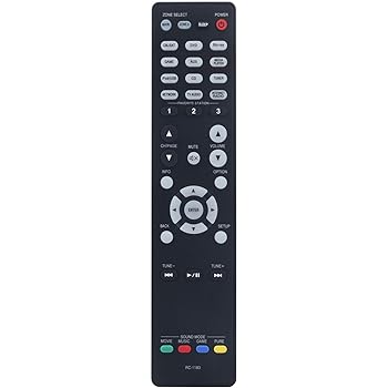 【中古】RC-1183 交換用リモコン Denon統合ネットワークAVレシーバー AVR-E400 AVRE400 AVR-X2000 AVRX2000 30701013800AD RC1183用|AJIMURA-SHOP