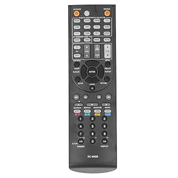 【中古】【未当て嵌める】Goshyda RCst-898M 取り替えっこ用遠隔操作 Onkyo TXst-NR5008 / TXst-NR709 / TXst-NR646 / TXst-NR747 / TXst-NR545 B85B