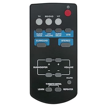 【中古】【未使用】FSR60 WY57800 交換用リモコン - WINFLIKE FSR60-WY57800 サウンドバー リモコン 交換用 ヤマハ サウンドバー ATS1010 YAS101 YAS101BL YAS-CU20|AJIMURA-SHOP