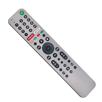 【中古】【未使用】RMF-TX611U RMFTX611U 交換用音声リモコン マイク付き Sony Bravia TV用 Netflix アプリキーボタン