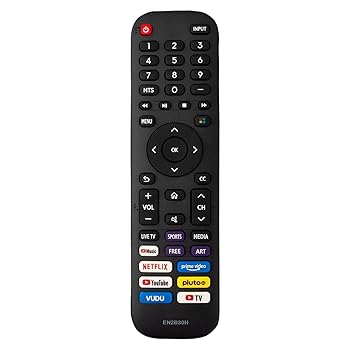 【中古】Allimity EN2B30H 取り替えっこ用遠隔操作 Hisense Smart LED TV 32H5500F 40H5570F 40H5580F 40H5590F 40H56G 50Q7G 55Q7G 65Q7G 32H5520F 75Q7G