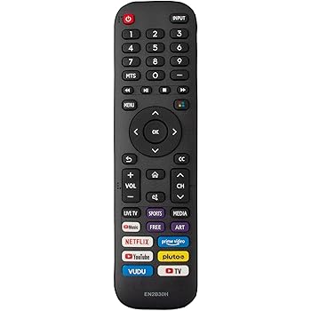 【中古】EN2B30H 取り替えっこ用遠隔操作 Hisense TV 43H6G 50H77G 55V6G 65A60G 50A60H