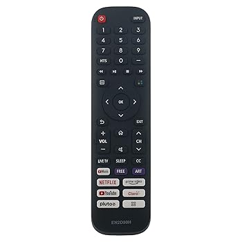 【中古】【未当て嵌める】WINFLIKE EN2D30H 取り替えっこ用遠隔操作 - EN2D30H テレビ受像機遠隔操作 Hisense 4K UHD LED かっこ良いテレビ受像機 65H6G 43A7500F 75A7100F 50A7500F 50AE7200F 5