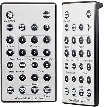 【中古】Bose Wave Sound Touch Music Radio System I II III IV ユニバーサル取り替えっこ用遠隔操作 乾電池なし その他-家電