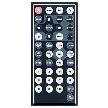 【中古】交換用リモコン デュアルカーマルチメディアプレーヤー DVD マルチメディアレシーバー XDVD1175BT XDCP97BT XDVD236BT XDVD176BT XDVD256BT DV52