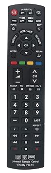 【中古】【未使用】新しいVinabty交換リモートフィットfor Panasonic TV tc-55let64 tc-l47et60 tc-l50et60 tc-l55et60 tc-p50st60 tc-p55st60 tc-p60st60 tc-p65st