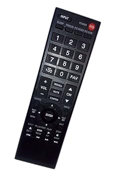 【中古】交換リモートコントロール互換for Toshiba 40e200u2 19 av600u 26 C100um 32e20u 40l1400u LED HDTV TV