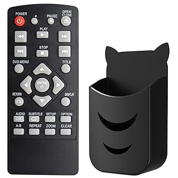 【中古】【未使用】LG DP132 DP132NU DVDプレーヤー用の交換用リモコン、すべてのLG COV31736202 DVDプレーヤー、リモコンホルダー付き(ブラック)