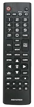 【中古】Vinabty akb74475433取り替えっこリモート填まるfor LGテレビ受像機32低周波510b 49低周波5400 32低周波550b 42低周波5500 49低周波5100 49低周波5500 55低周波5500 32低周波5600 42低周波5600 43l