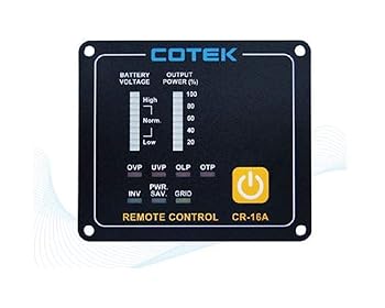 【中古】Cotek CR-16A 遠隔操作 25フート有線テレビ付き添い人 SPシリーズインバーター用