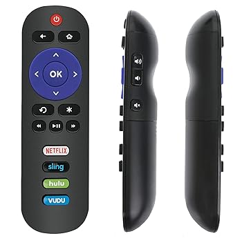 【中古】【未当て嵌める】RC280 取り替えっこ用遠隔操作 TCL Roku TV用 JVC Roku TVにも相応う