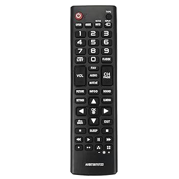 【中古】AKB73975722 取り替えっこ用遠隔操作 LG TV 22LB4510 22LB4510PU 22LB4510-PU 22LF4520 22LF4520WU 22LF4520-WU 22LH4530 22LH4530P 22LH4530-P用 22LJ4