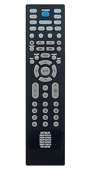 【中古】290P187A10 290P187010 交換用リモコン 適合機種: 三菱テレビ WD73C10 WD60638 WD65638 WD73638 WD65C10 WD60638CAWD65638CA WD60C10 WD-60638 W