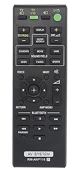 【中古】【未使用】VINABTY RM-ANP115 交換用リモコン ソニーサウンドバー HT-CT370 HT-CT770 SA-CT370 SA-CT770 SA-WCT370 SA-WCT770 RM-ANP114