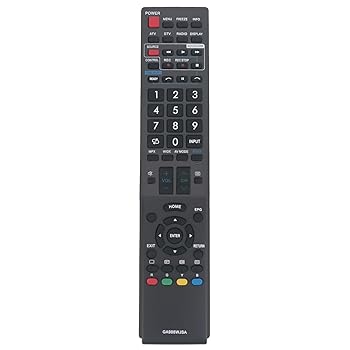 【中古】GA988WJSA 取り替えっこ用遠隔操作 Sharp Aquos TV LC-70LE735X LC-70LE735M LC-40LE820X LC-46LE820X LC-52LE820X RRRMCGA988WJSA用
