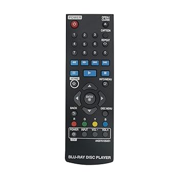 【中古】交換用リモコン AKB75135401 LG DVD ブルーレーヤー BP300 BP335 BP340 BP350 BP145 BP155 BP165 BP240 BP250 BP255に対応
