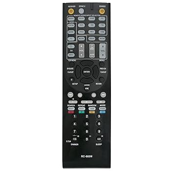 【中古】RC-865M 取り替えっこ用遠隔操作 Onkyo AV受信システム HT-R391 TX-NR315 TX-NR525 TXNR525 RC-866M TX-NR737用
